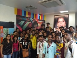 Founder of Smita Patil Street Theatre conducted acting workshop for Arena  Animation Andheri west center 