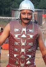 Amrish Singh As Rajkumar With Niruha In Film Mahabali