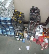 Police Seizes illegal Cigarettes On Request of a NGO Utprarit