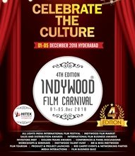 Mega entertainment fiesta returns to Hyderabad- Indywood Film Carnival will kick off on 1st December 2018