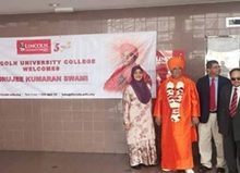 ONE MORE FEATHER IN THE ALREADY DECORATED CAP OF GURJEE KUMARAN SWAMI JI BY RECEIVING COVETED DOCTARATE DEGREE FROM MALAYSIAN UNIVERSITY