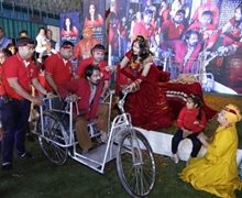Shri Radhe Maa Celebrated Her Birthday With More Than 10,000  Handicapped People At Delhi