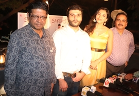 C. R. Films Presents POSTER  LAUNCH of  HINDI FILM SAKSHI