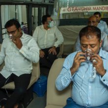 Oxygen On Wheels Launched by The Jain International Trade Organisation ( JITO ) In City
