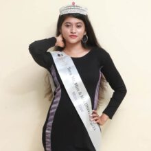 Vaishnavi  Chavan  Received  Recognition  As Miss Active In The Miss Universe Contest And Maharashtra’s Super Model Miss Eye Catching 2021