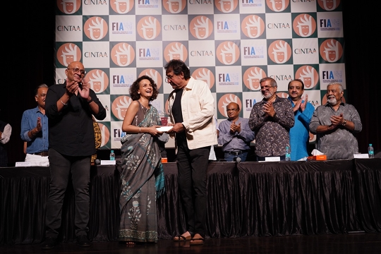 Veteran actors Anil Dhawan – Aron Bali – Kiran Kumar – Pankaj Dheer – Ratna Pathak Shah – Smita Jayekar – Neena Kulkarni – Anita Kanwal – Honoured with The CINTAA Hall of Fame Awards at the CINTAA AGM