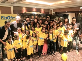 Underprivileged children supported by Mukul Madhav Foundation get to meet the star cast of Golmaal Again
