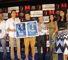 Wrestler Sangram Singh and Narendra Jha at the Music and Trailer Launch of ‘Viraam’ in Mumbai