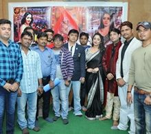 Bhojpuri Queen Rani Chatterjee’s Bhojpuri Film Sakhi Ke Biyah Muhurat Held At AB Recording Studio Mumbai