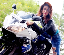 Bollywood Actress Heena Panchal Turn Hot Biker Chicks