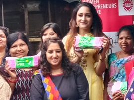WEE’s WEE Clean Social Project for rural & slum ladies with brand ambassador Priyanka Pol in Borivali National Park organized by WEE Founder Chaitali Chatterjee