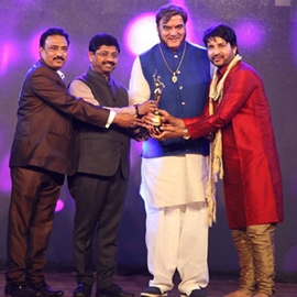 Ajay Dixit Actor  Honored At 13th Bhojpuri Film Awards