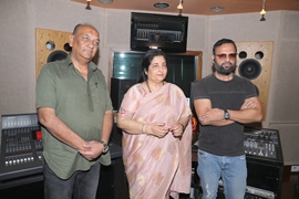 Ajay Jaswal And Apeksha Jaswal – Father – Daughter Duo Of  Apeksha Music Records New Navratri Song With Anuradha Paudwal Under The Music Batonship Of Music Composer DJ Shiezwood