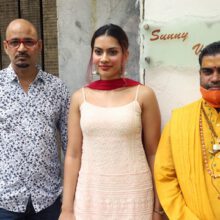 Pujya Karshin Nagendra Ji Maharaj Of  Vrindavan Comes To Mumbai To Give Blessings To Film Miss Msasala Dosa And Team