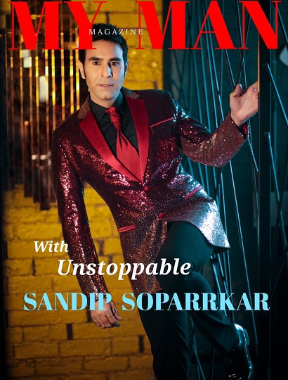 Sandip Soparrkar On The Cover Of My Man Magazine