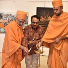 Solo show of Paintings By Well-known artist Inderjeet Grover in Jehangir Art Gallery