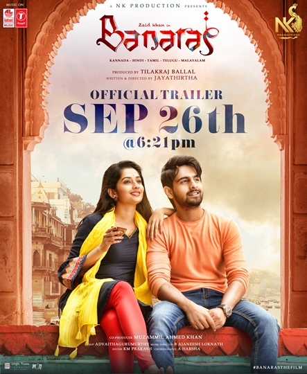 Banaras Film trailer will be unveiled on September 26th 2022, film to release on 4th November