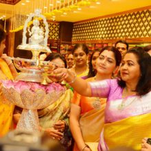 Actresses Radhika And Khushboo Inaugurate 50th Store Of Sai Silks Kalamandir In Chennai